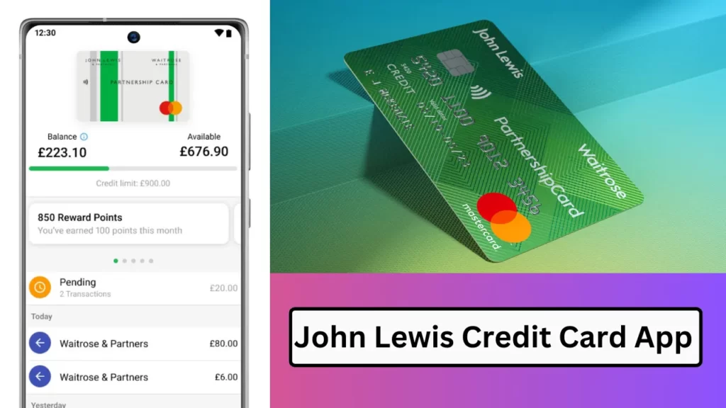 John Lewis Credit Card app